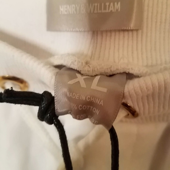 Men's Drawstring Elastic Waist Joggers with Sequin Skull Knee Patches - Picture 2 of 8